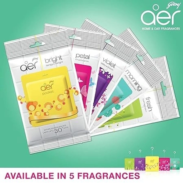 Godrej aer Power Pocket Tangy Delight (10G) | Air Freshener - Bathroom And Toilet | Lasts 30 Days - Tangy Delight - Green Yellow