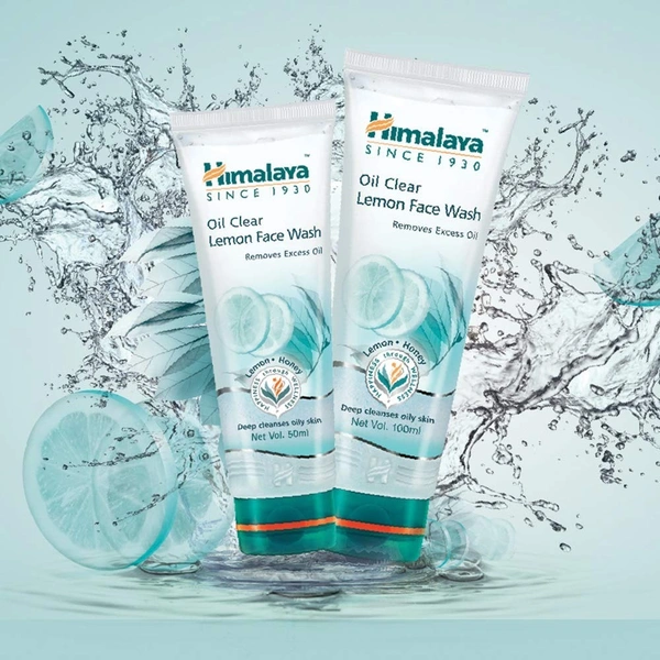 Himalaya Oil Clear Lemon Face Wash, 100ml 89011385055471