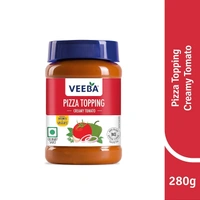 Veeba Pizza Topping Creamy Tomato (280G) I Vegan I 0 Trans Fat