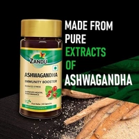 Zandu Ashwagandha 60 Veg Caps | 100% Pure Ashwagandha Root Extract | Scientifically Proven for Stress Relief With 5X Withanolide*| Boosts Immunity & Stamina | Rejuvenates Mind & Body| No Preservatives