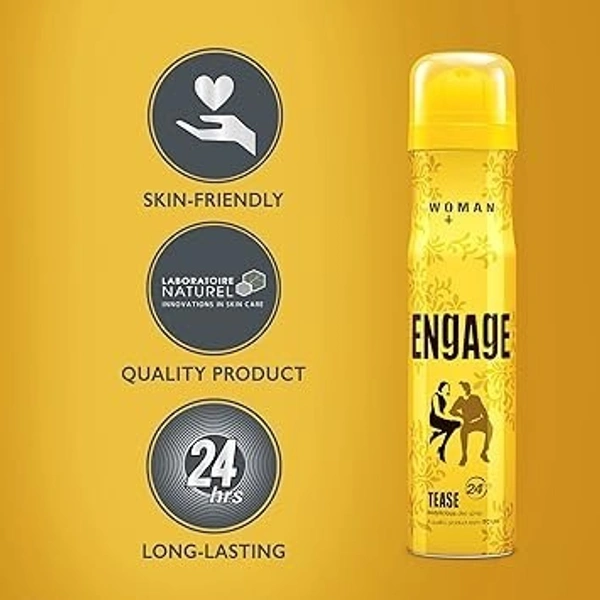 Engage Women Deodorant Blush , 150ml / 165ml (Weight May Vary) 8901725951207 - Yellow