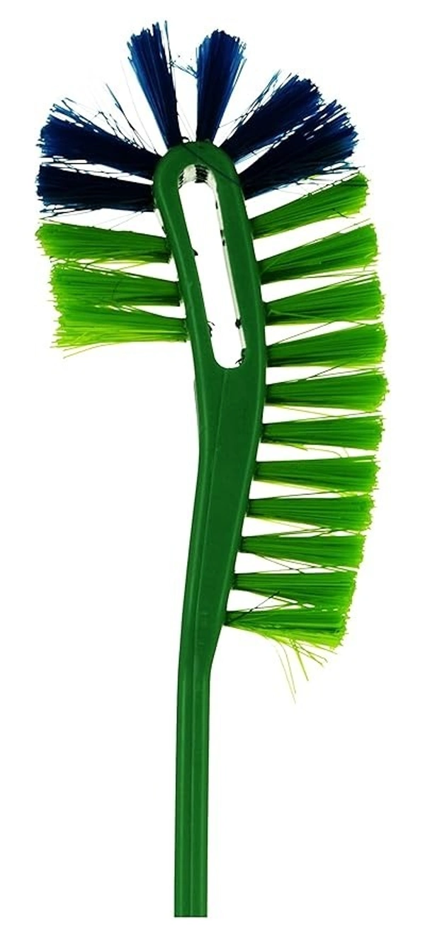 Aristo Plastic Toilet Brushes (9 cm x 9 cm x 49 cm) - 9 cm x 9 cm x 49 cm, Multi-Color