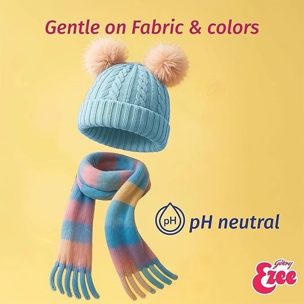 Godrej Ezee Liquid Detergent for both Top load and Front load Washing - 500 No Soda Formulag Bottle, for Winter Wear - 500 g