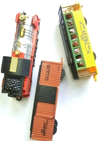 Train World Toy Train with Flash Lights and Music - 17 Piece Set - Multi-color