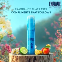 Engage Women Spell Deodorant  , 150ml/100g - 150 ML, Blue