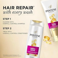 Pantene Advanced Hairfall Solution, Hairfall Control Shampoo, Pack of 1, 340ML, Pink