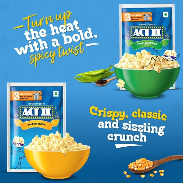 Act II Golden Sizzle Popcorn, 30+5G Extra =35g