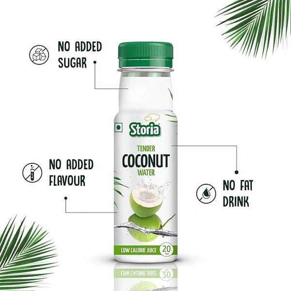 Storia Tender Coconut Water- No Added Sugar - 200 ml