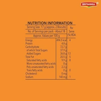 Britannia Treat Orange Creme Sandwich Biscuits 309g