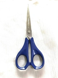 Munix SL-1173 185 mm /7.2" Stainless Steel Scissors | Pointed Tip with Shock Proof Body | Ergonomic & Soft Handles for Easy Handling | Blue, Pack of 1 - 185 ML, Multi-color