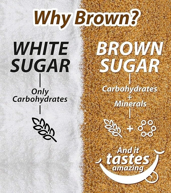 Nottacia Uttam Sugar Natural Brown Sugar, 1kg - 1KG