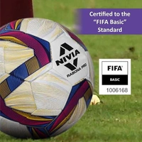 Nivia Rabona Pro Football Size - 5 (Material: Synthetic , Color: Multicolor)