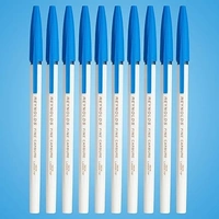 Reynolds 045 Fine Carbure Blue Ballpen, Pack of 10