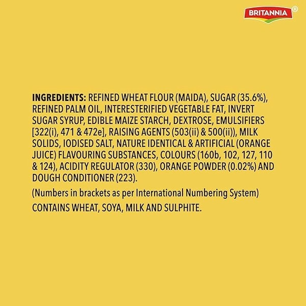 Britannia Treat Orange Creme Sandwich Biscuits 309g
