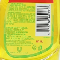 Vim Drop Liquid Lemon Dishwash - 225 ml Bottle