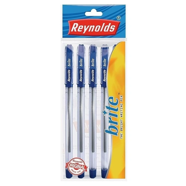 Reynolds Brite 0.7mm Fine Point Ball Pens  - blue