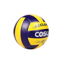 Cosco Acclaim PU Leather Volleyball, Size 4 (Multicolour)