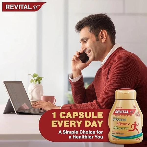 Revital H for Men with Multivitamins, - 30CAPSULES