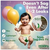 TEDDYY Baby Easy Pant Diapers Small 78 Count (Pack of 1), 4-8 kgs, 10 hrs Leak Protection, Anti - Bacterial   - s