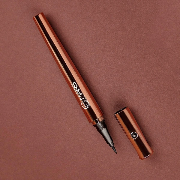 MARS Ink Black Liquid Pen Eyeliner | Smudge Proof & Waterproof Eye liner | Long Lasting Matte Finish  - 1 ML, Black