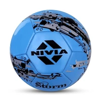 Nivia Snow Storm Machine Stitched Football, Size 5 (Blue)