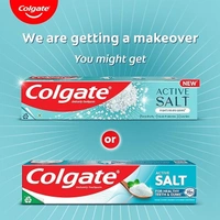 Colgate Active Salt Toothpaste, Daily Germ Protection, Pack Of 150G, Oral Care, Colgate Toothpaste With Salt And Mint, Healthy Gums & Teeth, Toothpaste... - 150g