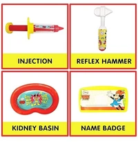 Disney MIckey Doctor Play set Kit Suitcase Trolley Set  - 53*24.5*63 cm, PInk