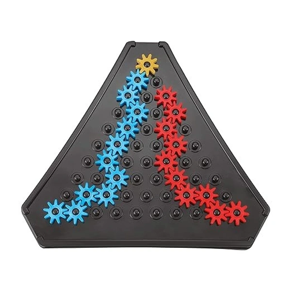 Ratna's Spinning Gears A Perfect Strategy Board Game for Kids & Adults - 24 x 24 x 0.1 cm, Multi-color