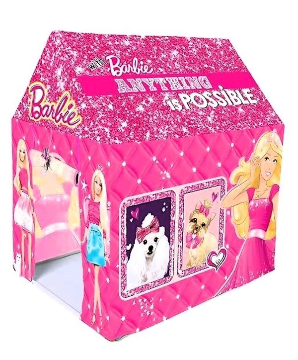 Barbie Kids Play Tent House - Spark Imagination and Endless Fun! - 41*28*37, PInk
