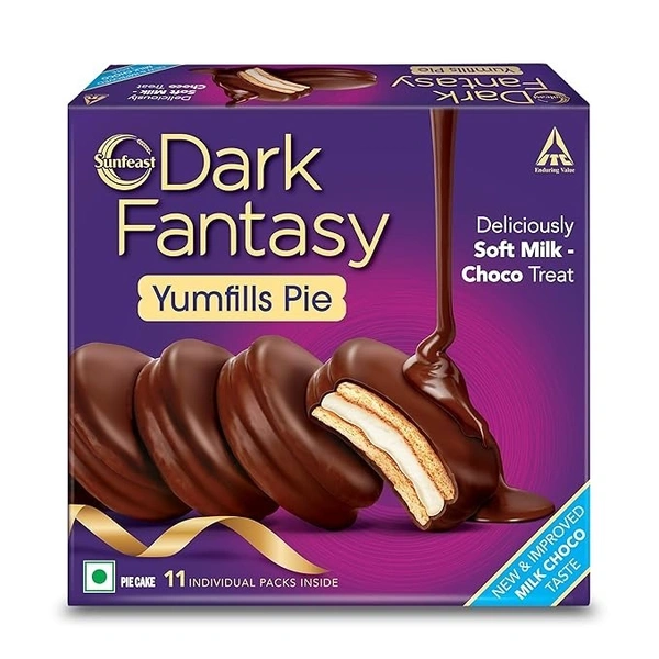 Sunfeast Dark Fantasy Yumfills Whoopie Pie, Chocolate Chip, 253g
