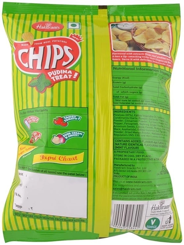 Haldiram's Snacks - Pudina Treat, 55g Pouch