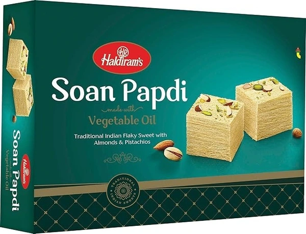Haldiram's Vegetable Ghee Soan Papdi, 500 Gram