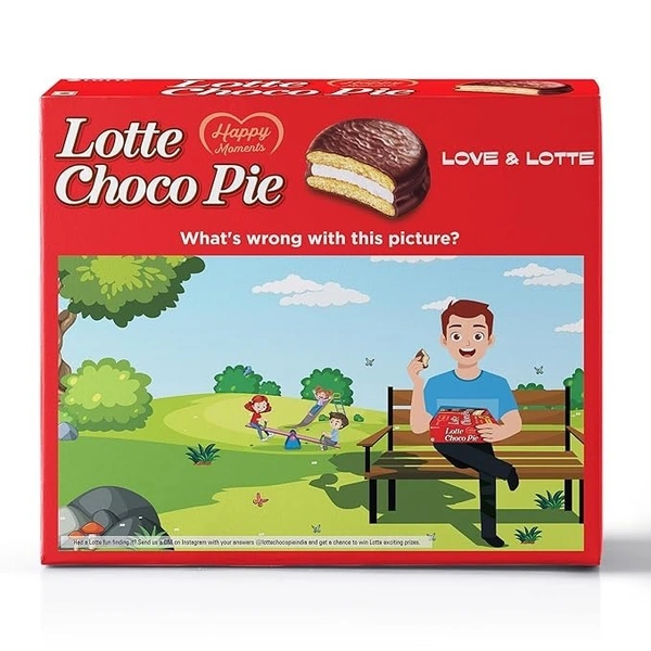 Lotte Choco Pie (Pack of 12), 336g