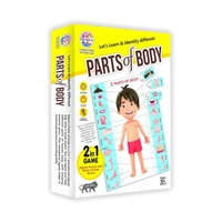 RATNA'S Parts of Body Jigsaw Puzzle for Kids with 2 in 1 Write and Wipe Board with Body Parts - ‎27 x 14.9 x 4.5 cm, Multi-color
