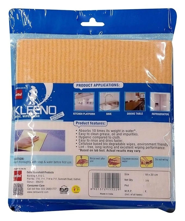 Cello Kleeno Sponge Wipe