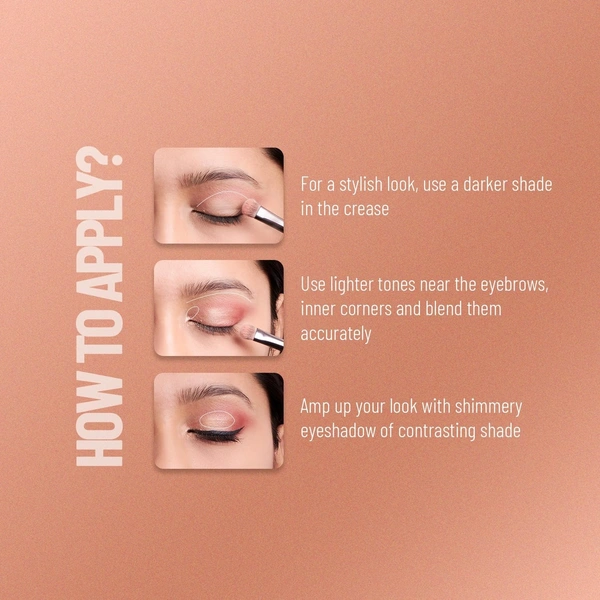 Swiss Beauty Ultimate 9 Colors Eyeshadow Palette Long Wearing And Easily Blendable Eye Makeup Palette Matte, Shimmery And Metallic Finish - 6g