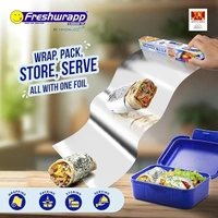Hindalco Freshwrapp Standard Aluminium Foil - 18 Meters | 11 Microns - 18 Meters, Silver