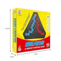 Ratna's Spinning Gears A Perfect Strategy Board Game for Kids & Adults - 24 x 24 x 0.1 cm, Multi-color