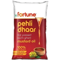 Fortune Pehli Dhaar First Pressed Kachi Ghani Mustard Oil, 