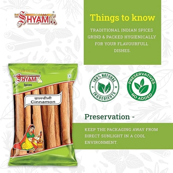Shyam Cinnamon (Dalchini) Whole  - 50g