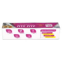 LSK - ALU ALU Premium Quality Aluminium Foil - 72 | 11 Microns - 295mm, Silver
