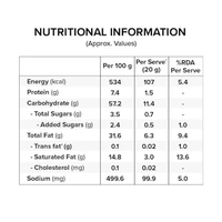 Bingo! Potato Chips - Cream & Onion Chips - Crispy & Crunchy Chips Pack for Snacks – 90g/100g - 90G