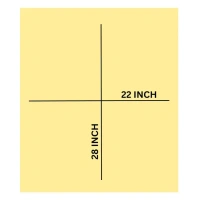 Chart Papers - Vibrant and Sturdy | Multicolor - SET OF 5