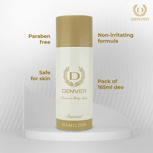 DENVER Sporting Club Victor Deo for Men - (165ML) | Long Lasting Deodorant Body Spray for Men 8901450007286