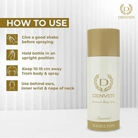 DENVER Sporting Club Victor Deo for Men - (165ML) | Long Lasting Deodorant Body Spray for Men 8901450007286