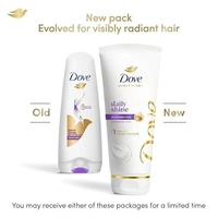 Dove Daily Shine Hair Conditioner With Nutritive Serum For Smooth & Shiny Hair, 175 Ml, All, 1 Count 8909106019683