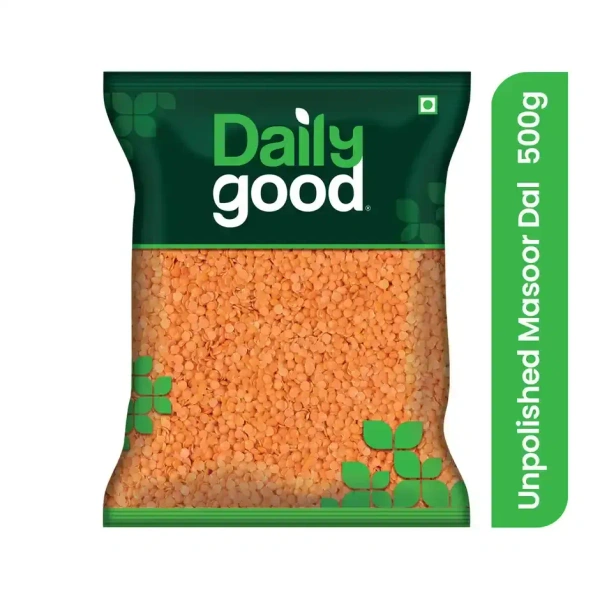 Daily Good Unpolished Masoor Dal(500gms) & Daily Good Unpolished Moong Dal(500gms) Combo