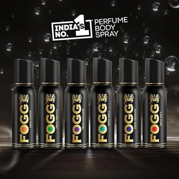 Fogg Fresh Deodorant Spicy Black Series For Men, 120ml 8908001158572