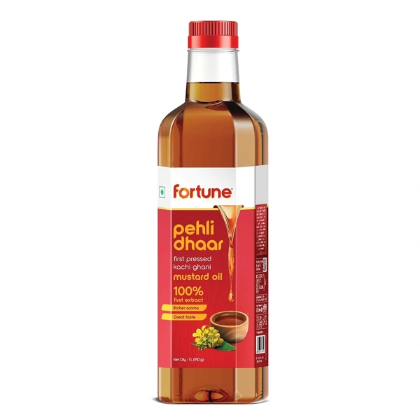 Fortune Pehli First Pressed Kachi Ghani Mustard Oil 1 ltr