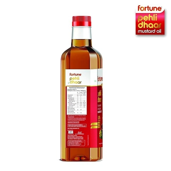 Fortune Pehli First Pressed Kachi Ghani Mustard Oil 1 ltr